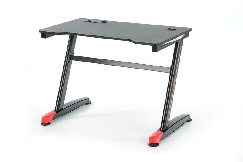 Biurko Zap czarne/czerwone zdjęcie 1