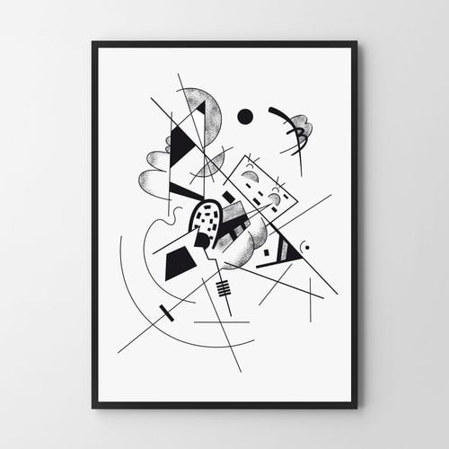 Plakat cyfrowy do wydruku kandinsky na Arena.pl