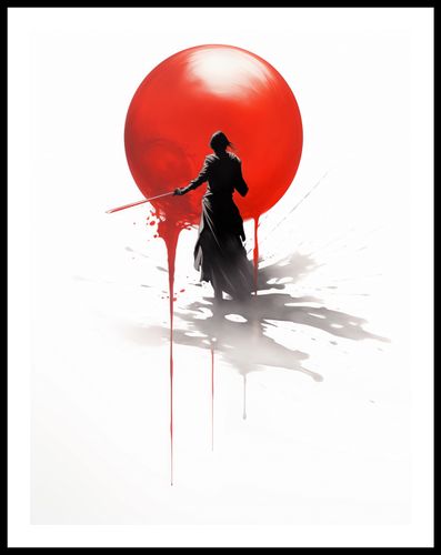 Plakat 50x65cm Samotny Samuraj na Arena.pl