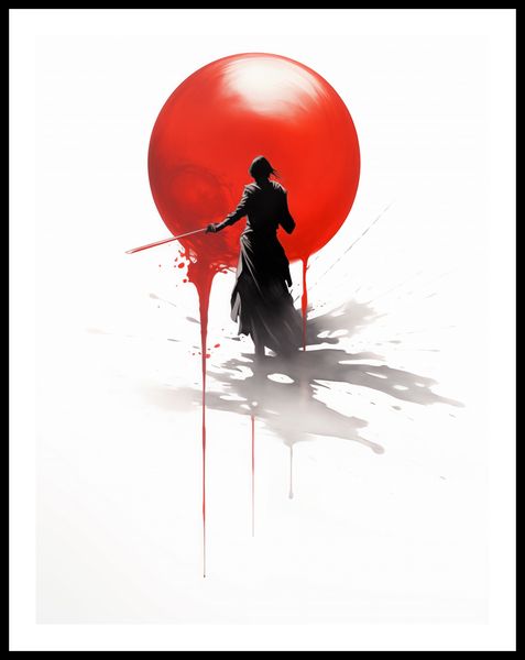 Plakat 50x65cm Samotny Samuraj zdjęcie 3