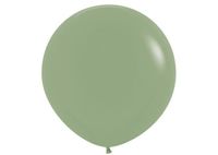 Balony lateksowe zielony eukaliptus, 60 cm