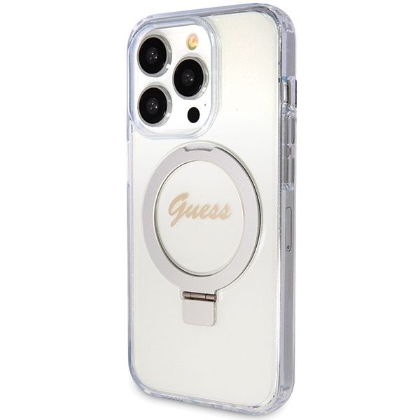 Etui Guess do iPhone 15 Pro, Przezroczysty, MagSafe zdjęcie 2