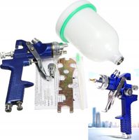 Pistolet Lakierniczy HVLP do Malowania Dysza 1,4mm do Kompresora + Zbiornik