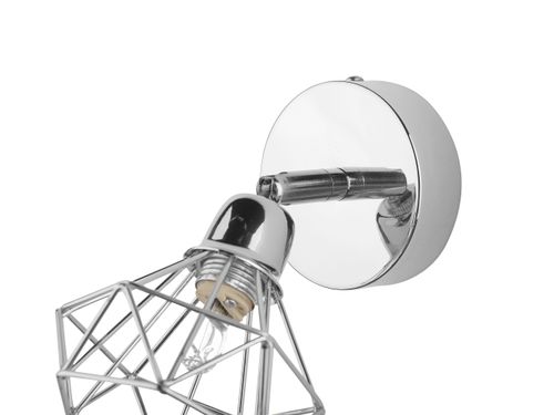 Zestaw 2 lamp ściennych srebrne ERMA na Arena.pl