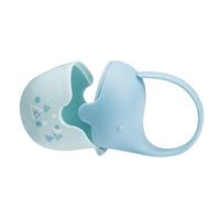 BABYONO Pojemnik, pudełko na smoczek niebieski słonik