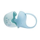 BABYONO Pojemnik, pudełko na smoczek niebieski słonik