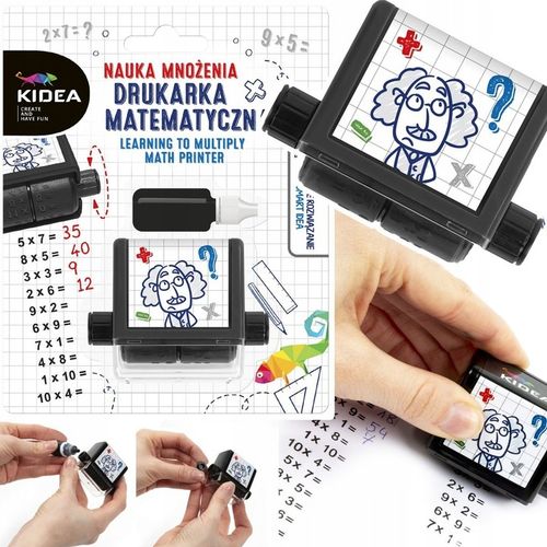 3x DRUKARKA MATEMATYCZNA NAUKA MNOŻENIE DODAWANIE ODEJMOWANIE KIDEA na Arena.pl