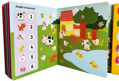 KSIĄŻKA DŹWIĘKOWA INTERAKTYWNA CYFERKI LICZĘ SŁUCHAM POWTARZAM na Arena.pl