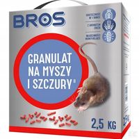 Granulat na myszy i szczury Bros, 2,5 kg