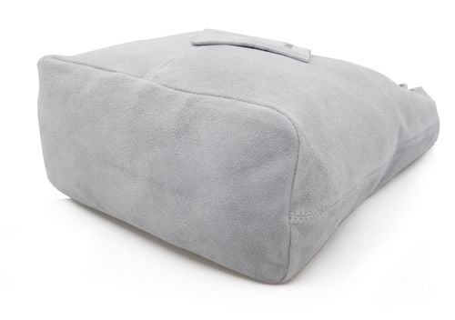 VERA PELLE torebka zamszowa worek na ramię z saszetką V132 c.brązowa na Arena.pl