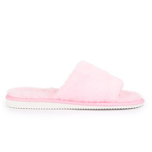 Ciepłe kapcie puchate różowe pantofle damskie z futerkiem 37 na Arena.pl