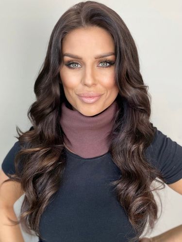 CIEPŁY KOMPLET DAMSKI CZAPKA+ KOMIN PRODUKT POLSKI MODNY ZIMOWY BRĄZOWY na Arena.pl