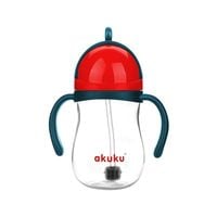 Bidon ze słomką i odważnkiem AKUKU