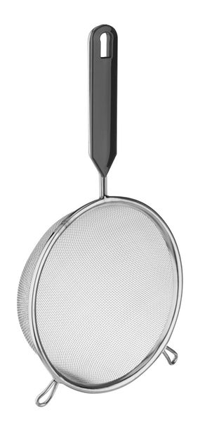 Sitko nierdzewne z rączką 20 cm PRACTICO stal tworzywo antracyt zdjęcie 1