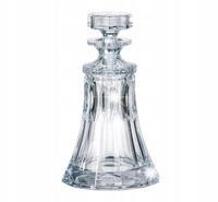 BOHEMIA WELLINGTON Karafka Do Whisky Szklana 490 ml Kryształ Na Prezent