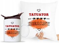 Zestaw Poduszka + Kubek Dla Tatuażysty Prezent Z Nadrukiem Ze Zdjęciem
