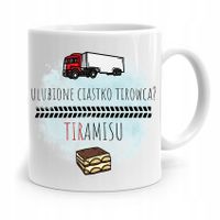 Dla Tirowca Kierowcy Kubek Ulubione Ciastko? Z Nadrukiem Ze Zdjęciem