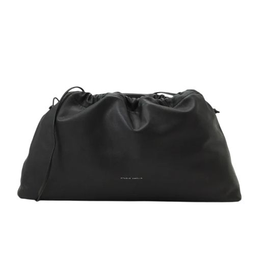 Studio Amelia MAXI PEBBLE BAG - Shopping Bag - black zdjęcie 3