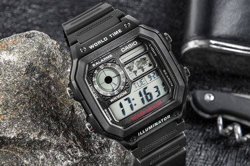 zegarek męski casio ae-1200wh-1avdf + box na Arena.pl