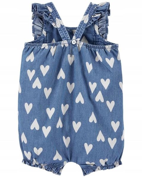 Carter's Rampers z batystu Serce zdjęcie 2