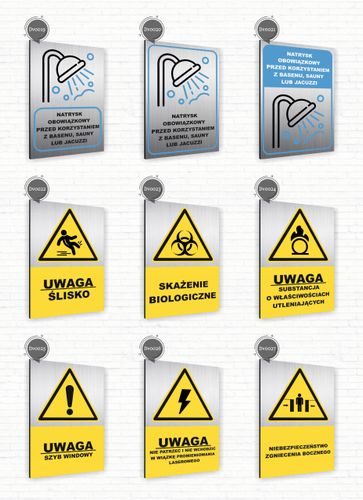 Tabliczka znak informacyjny 40x30 Srebrna ZAKAZ KOTWICZENIA Aluminiowa na Arena.pl