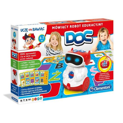 Clementoni - Mowiący Robot edukacyjny Doc 60972 na Arena.pl