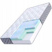 Materac 80 x 200 x 24cm H3 piankowy VISCO BUBBLEGUM, HR NATURALIS, HR H30