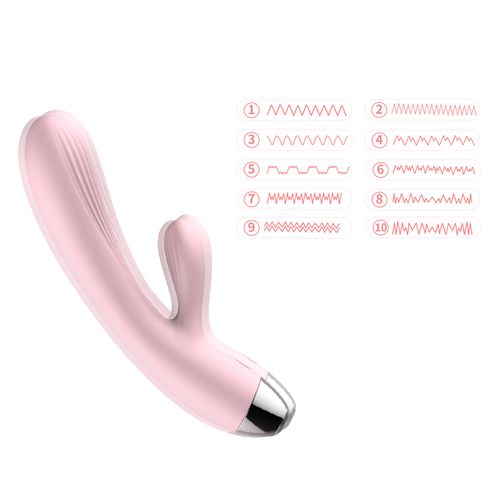 wibrator  b    series, silicone vibrator pink usb 10 function / heating na Arena.pl