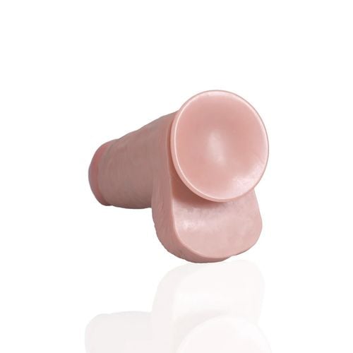 extra thick straight with balls 20,3 cm - flesh na Arena.pl