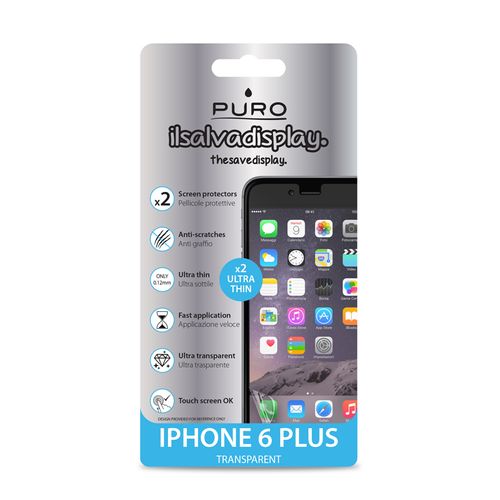 ND38_SDIPHONE655 PURO Dwie folie na ekran - iPhon na Arena.pl