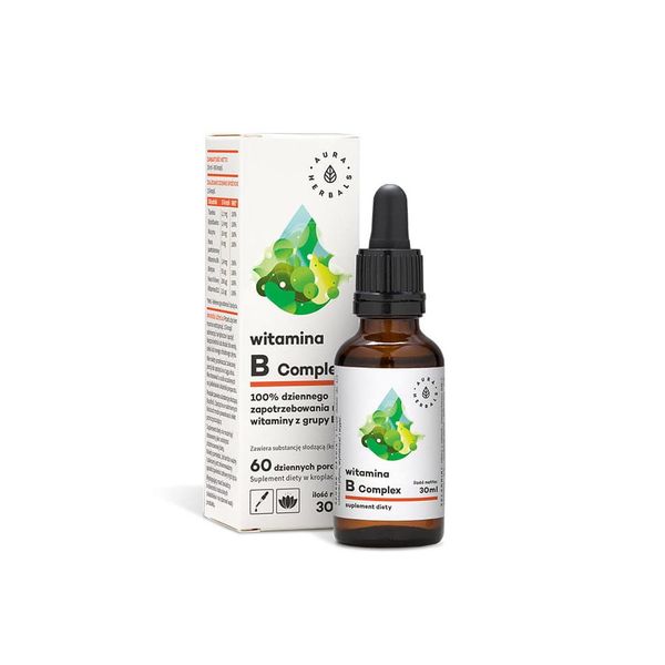 Witamina B Complex 30ml - AURA zdjęcie 1