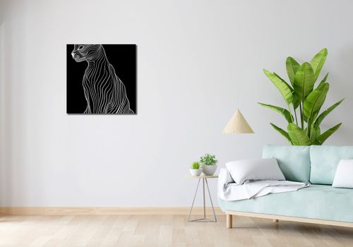 Obraz 60x60cm Minimalny Kontur na Arena.pl