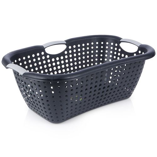 Koszyk na Pranie Pojemnik Łazienkowy do Przenoszenia Odzieży Ubrań Kosz 26L na Arena.pl