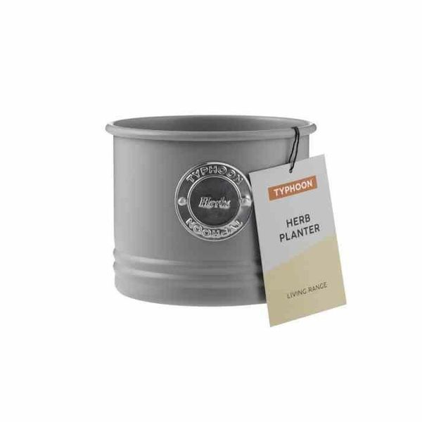 TYP - Osłonka na doniczkę do ziół, szara zdjęcie 2