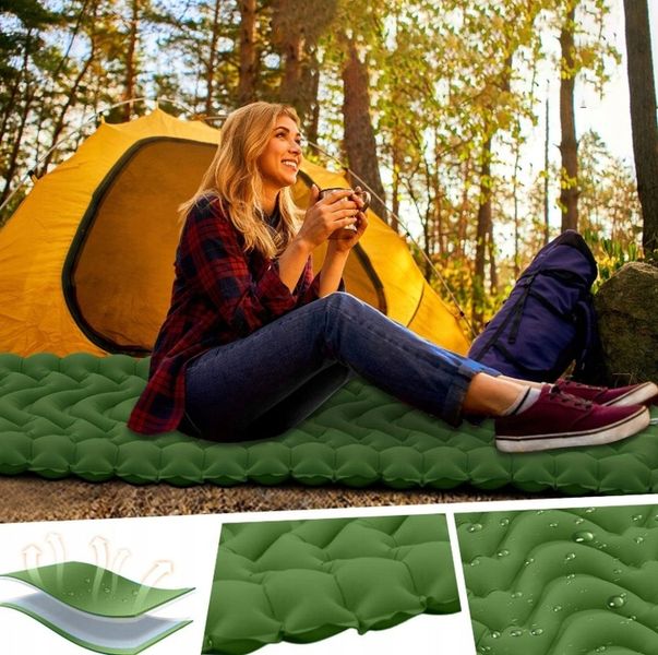 MATA SAMOPOMPUJĄCA 196x68x8CM Z PODUSZKĄ zdjęcie 3