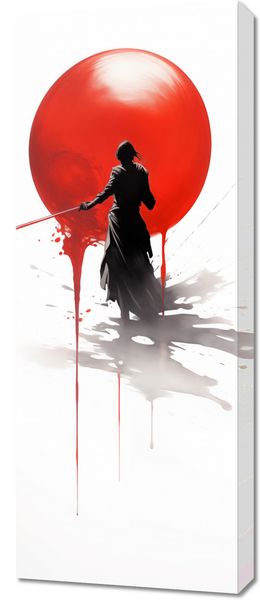 Obraz 40x100cm Samotny Samuraj zdjęcie 1