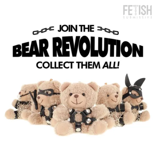 fetish submissive bongo teddy bear model 4 - kolekcjonerski pluszak z na Arena.pl