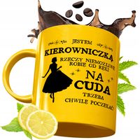 Złoty Kubek Premium Dla Kierowniczki Prezent Z Nadrukiem Ze Zdjęciem