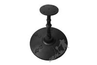 NOGA STOŁU J04 - NISKA Z TALERZEM PODWÓJNE LISTKI PODSTAWA STÓŁ ŻELIWNA