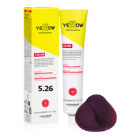 ALFAPARF YELLOW Farba do włosów 5.26 - Jasny fioletowo czerwony brąz 100ml