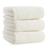 Ręcznik Loren (01) 30X50 cm kremowy 500 g/m² bawełna bordiura