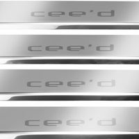 Listwa progowa KIA CEE'D MK3 Stal nierdzewna 304 połysk 4szt