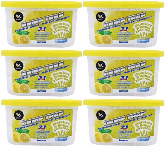 Ardor Pochłaniacz Wilgoci 3w1 Lemon Zestaw 6x400ml zdjęcie 1