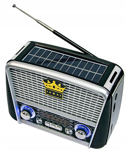 RADIO RETRO PRZAENOŚNE KUCHENNE SOLAR BLUETOOTH AKUMULATOR USB zdjęcie 8