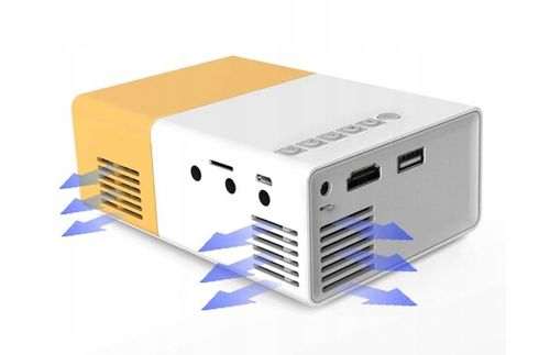 PRZENOŚNY MINI RZUTNIK PROJEKTOR LED FULL HD LAPTOPA TABLETA ZESTAW + PILOT na Arena.pl