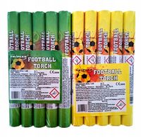 Zestaw mix Rac Żółta oraz Zielona na stadion, flara meczowa 10 szt.