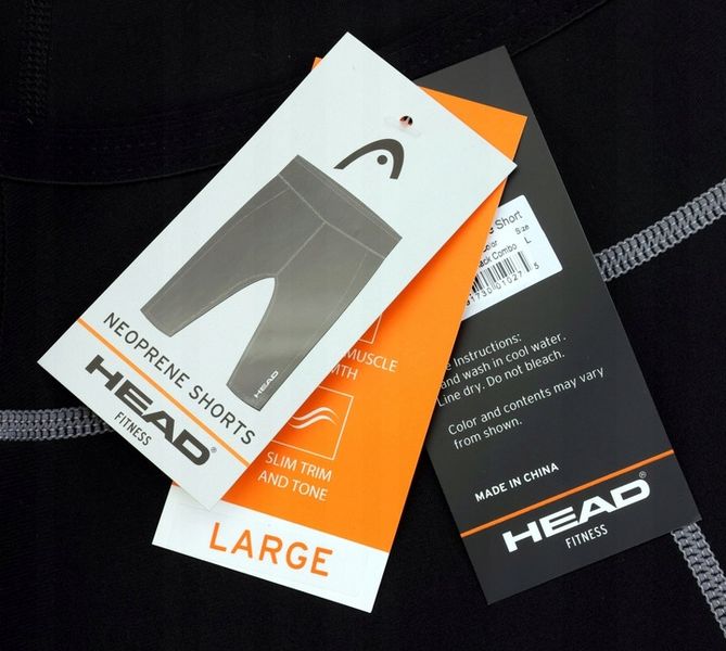 HEAD FITNESS Spodnie na siłownie szorty neopren Termiczne SIŁOWNIA Męskie L zdjęcie 8