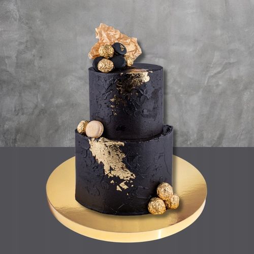 PODKŁAD STYRODUROWY POD TORT 30 cm CAŁY ZŁOTY LAMOWANY BOK STYRODUR gr 2cm na Arena.pl