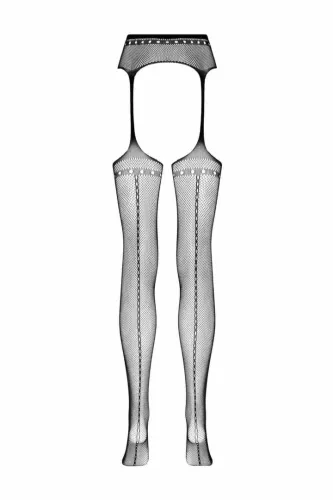 passion tula rajstopy z szelkami czarny elastyczny model siateczkowy na Arena.pl