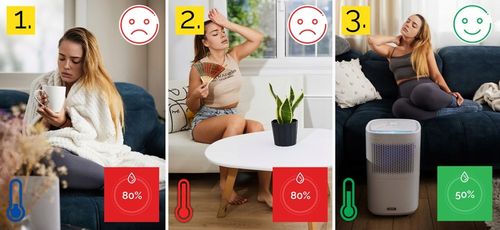 Osuszacz powietrza Pochłaniacz wilgoci Yoer 12L/24h +WiFi +TIMER +higrostat na Arena.pl